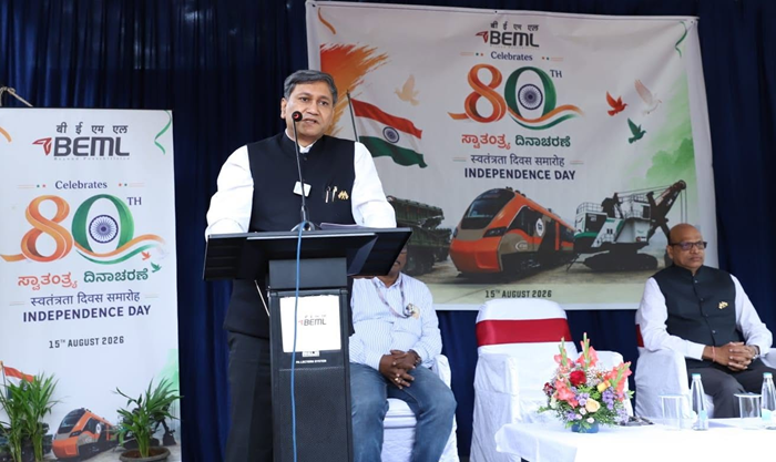 BEML Joins Nation in Celebrating Independence Day